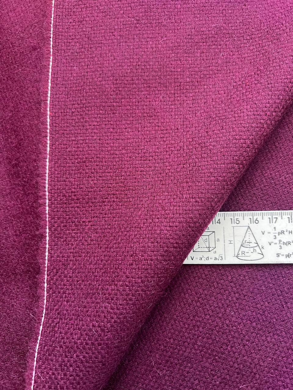 Вовна пальтова рожева, відріз 1,60 × 1,15 м, A0006