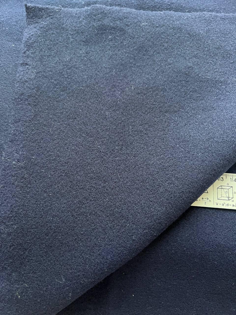 Вовна пальтова синя, відріз 1,60 × 1,00 м, A0019