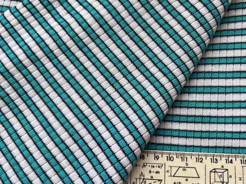 Синтетика трикотаж бірюзова, відріз 1,60 × 2,00 м, A0036