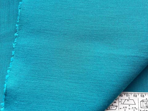 Вовна з домішками трикотаж бірюзова, відріз 1,50 × 1,55 м, A0047