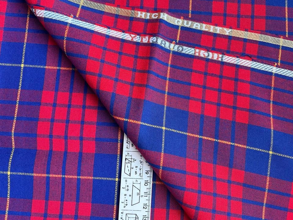 Cotton suiting, pink, piece 1.40 × 0.80 m, A0055