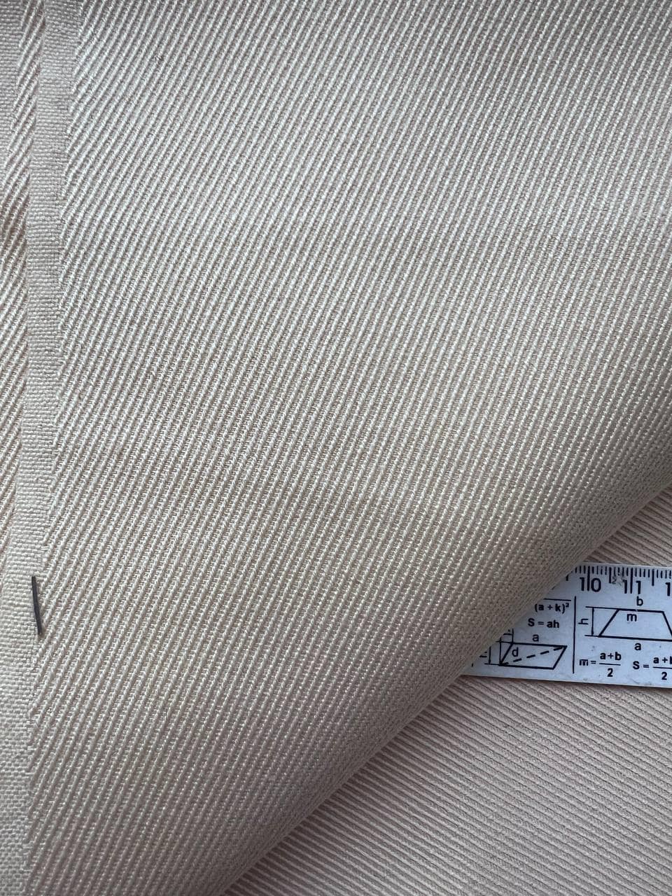 Вовна з домішками костюмна сіра, відріз 1,50 × 1,60 м, A0070