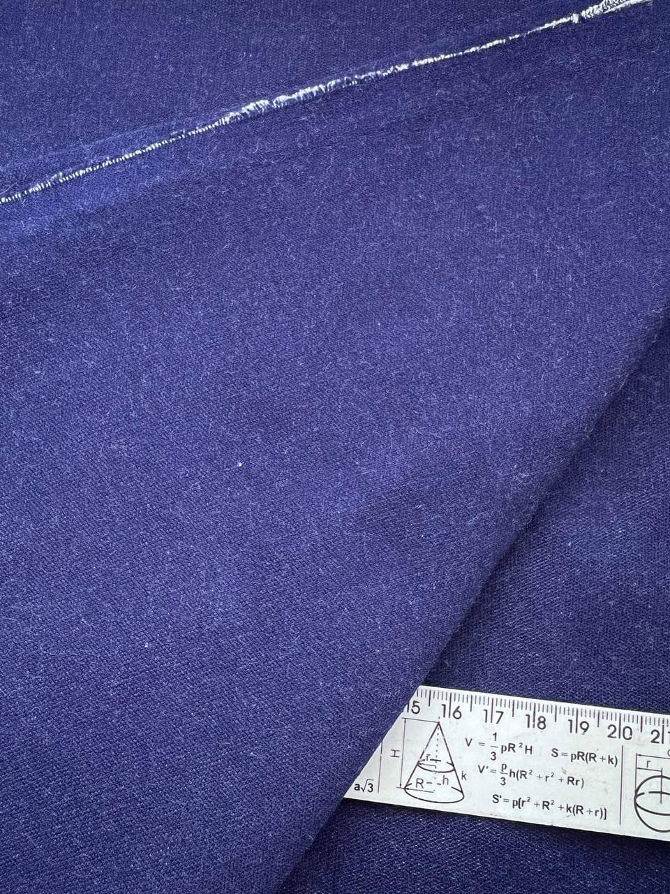 Бавовна з домішками трикотаж синя, відріз 1,75 × 1,00 м, A0063